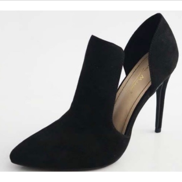 Black Pointed Toe Bootie - Picture 2 of 2